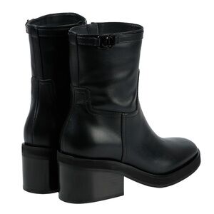 JIMMY CHOO Yasmin 70 Black Leather Ankle Boots EU 38 US 8 NEW RET $1,195